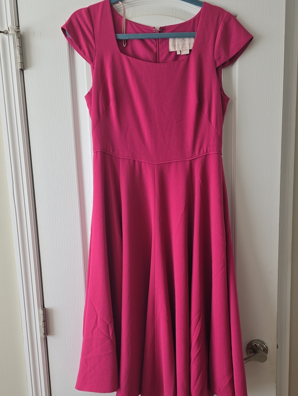 Gal Meets Glam Regina Square Neck Dress